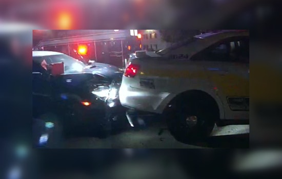 DUI Driver Rear-Ends Sheriff's Patrol Unit, Injures Two Officers on Traffic Stop Duty Near Chicago