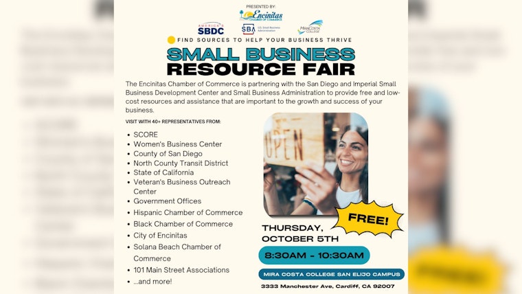 Encinitas's First Small Business Resource Fair