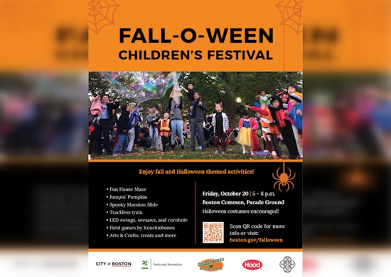 Fall-O-Ween Children's Festival Haunts Boston Common with Spooky Fun on October 20