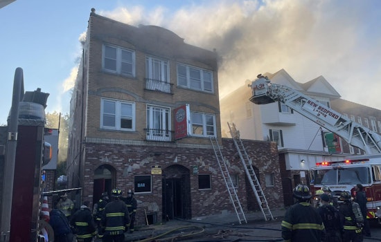 Fire Engulfs New Bedford Bar, Tragic Roof Collapse Injures Firefighters