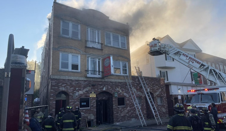 Fire Engulfs New Bedford Bar, Tragic Roof Collapse Injures Firefighters
