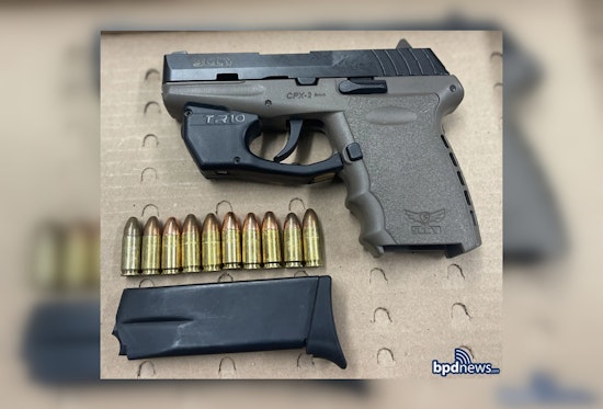 Firearm Seized by Boston PD's Youth Strike Force in Roxbury Traffic Stop