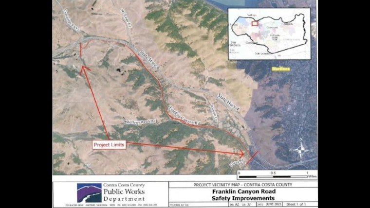 Franklin Canyon Revamping Project Commences in Martinez, Paves Roads to Safety