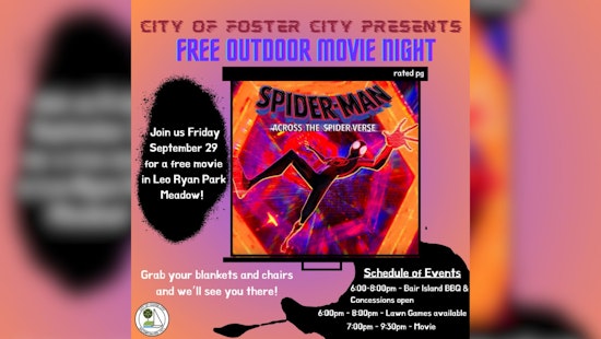 Foster City Kicks Off Outdoor Movie Night Under the Stars on September 29