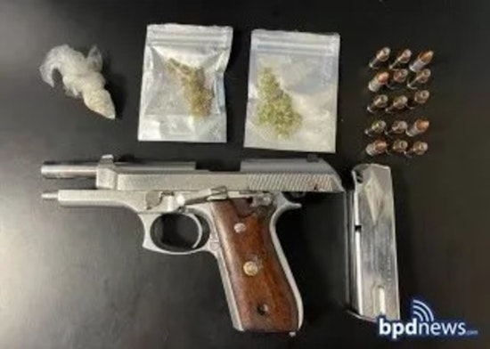 Gun and Drugs Seized in Dorchester by Boston Police