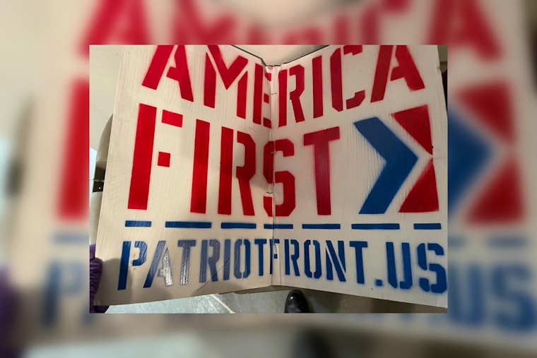 Signs Promote Notorious White Nationalist Hate Group Emerge Across Martha's Vineyard