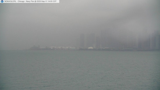 Heavy Rain and Thundershowers Loom Over Chicago