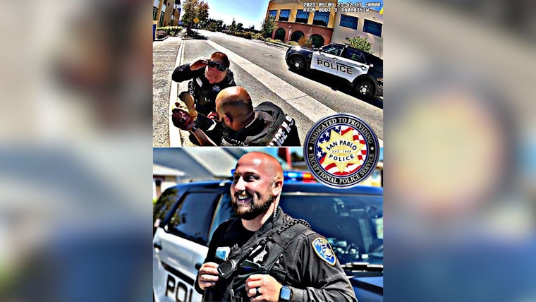 Heroic Officer Saves One-Week-Old Infant from a Life-Threatening Situation in San Pablo