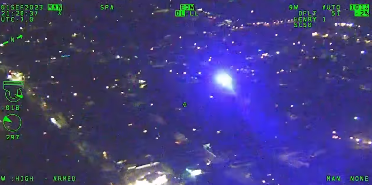 Helicopter Crew Blinded by Lasers in Santa Rosa: Man Arrested on Drug Charges Amid Aerial Assault