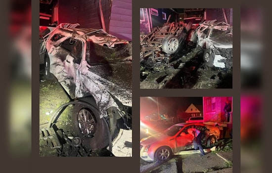 Intoxicated Driver Crashes into Homes and Cars in East Chicago, Claims 'My Brother is a Cop'