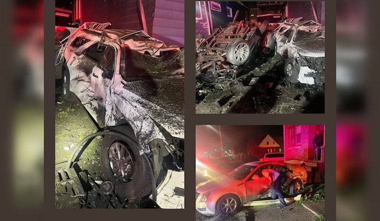 Intoxicated Driver Crashes into Homes and Cars in East Chicago, Claims 'My Brother is a Cop'