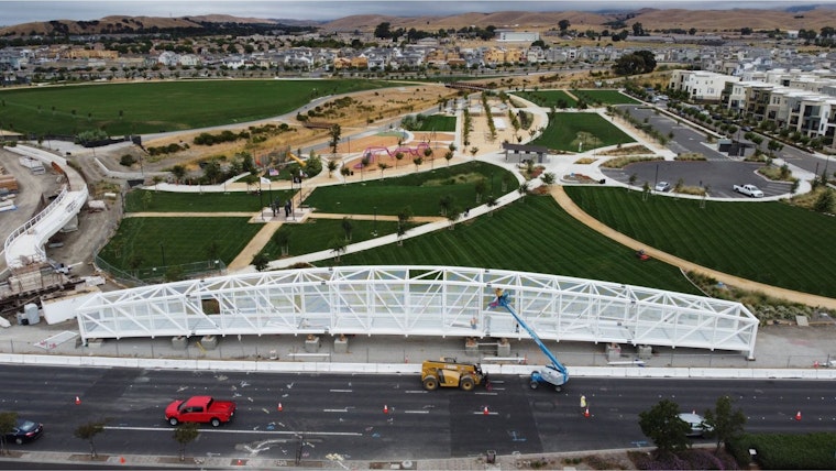 Iron Horse Trail Bridge Transforms Dublin CA's Landscape for Cyclists and Pedestrians