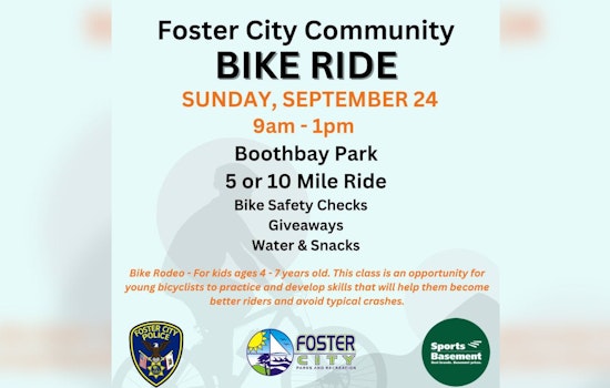 Foster City Bike Ride and Rodeo Event on Kicks Off on September 24