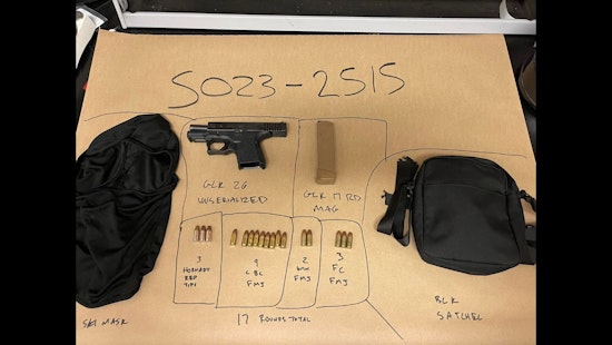 Juvenile Arrested with Unregistered Handgun, Black Ski Mask After Marin Shoplifting
