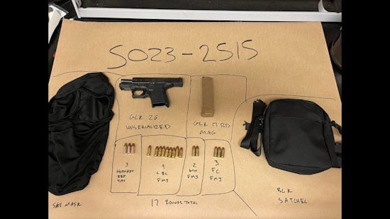 Juvenile Arrested with Unregistered Handgun, Black Ski Mask After Marin Shoplifting