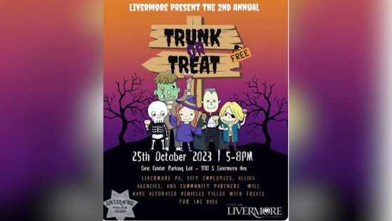 Livermore Police Department Gears Up for Community-Bonding Trunk or Treat Halloween Event