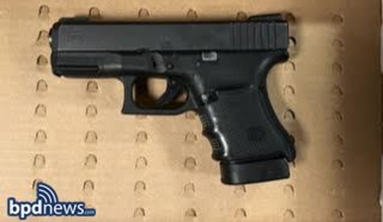 Loaded Firearm Seized in Boston Traffic Stop Today