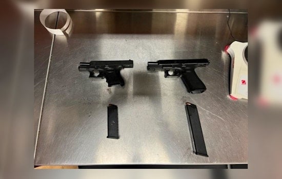 Loaded Pistols Found During Routine Traffic Stop in Fairfield