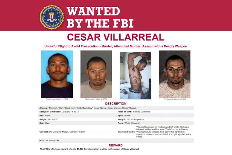 Los Angeles FBI Offers New Reward for Capture of 2010 Fresno Killer-Fugitive of Over a Decade