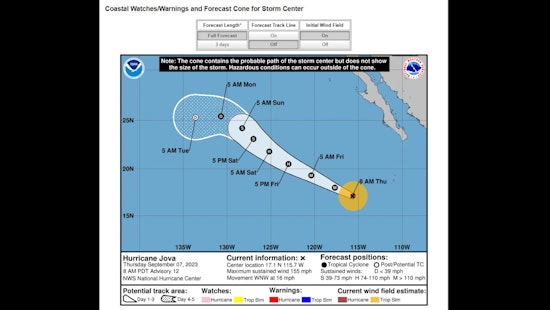 Major Hurricane Jova Likely to Drive Swells Head for SoCal Beaches