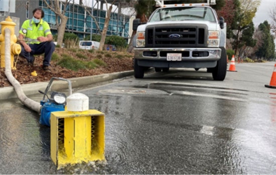 Menlo Park's Annual Water Main Flushing Program Expect Reduced Water Pressure or Brown Water