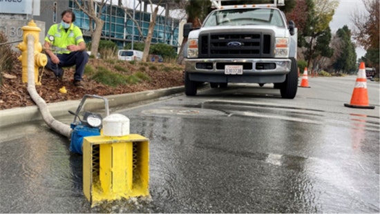Menlo Park's Annual Water Main Flushing Program Expect Reduced Water Pressure or Brown Water