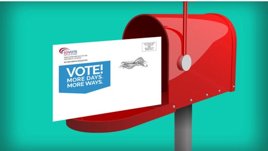 Over 430,000 Postcards Sent to Voters for Upcoming Nov. 7 Election for San Diego's Fourth Supervisorial District