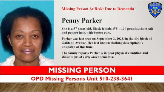 Police Seek Public's Help in Search for Oakland's Penny Parker, 57