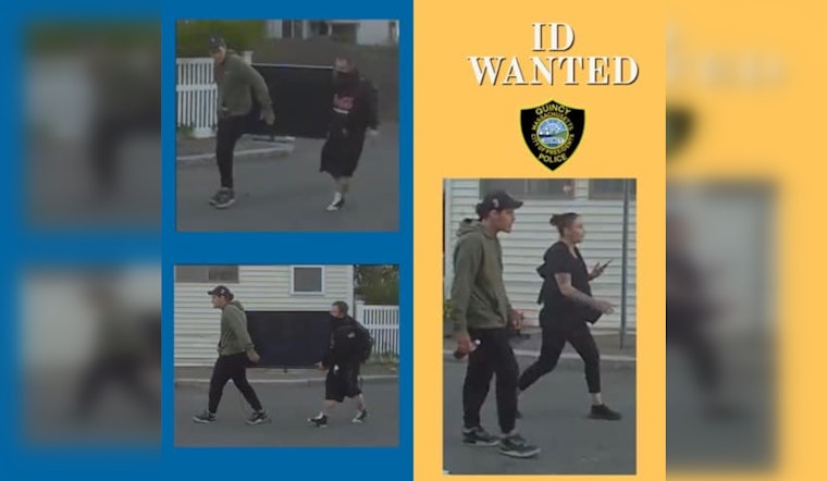 Quincy Police Seek Public's Assistance in Identifying Suspected Home Burglary Culprits