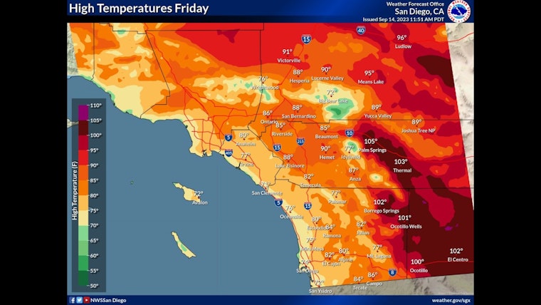 San Diego Anticipates Warm Weekend, Cooler Conditions Expected to Return Next Week
