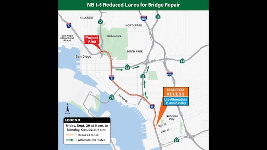 San Diego Braces for I-5 Traffic Disruptions Amid Bridge Repair Work