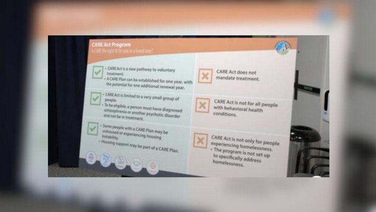 San Diego County Takes Bold Step with CARE Act Program Targeting Mental Health Challenges