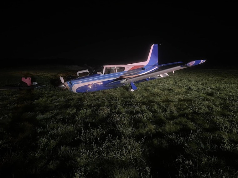 Small Aircraft Lands Short of Runway at Norwood Airport