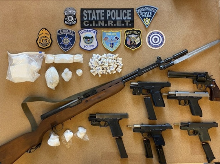 Springfield Arrests Unearth Drug Traffickers and Arsenal of Weapons, Including a Bayonet