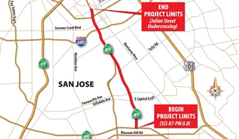 Highway Havoc in San Jose as The Upcoming Weekend Closures on SR-87