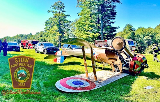 World War I-era Fighter Plane Crashes, Flips Upside Down at Museum Event in Stow, MA