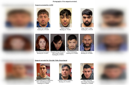 13 Suspects Nabbed in L.A. Burglary Syndicate Crackdown, Over $1M in Luxury Goods Recovered