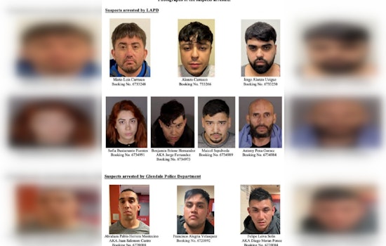 13 Suspects Nabbed in L.A. Burglary Syndicate Crackdown, Over $1M in Luxury Goods Recovered