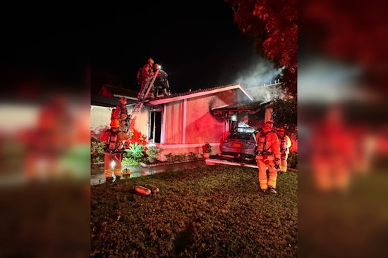 20-Year-Old Suspected of Felony DUI After Crashing Car into Irvine Home, Igniting Fire