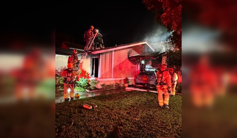 20-Year-Old Suspected of Felony DUI After Crashing Car into Irvine Home, Igniting Fire