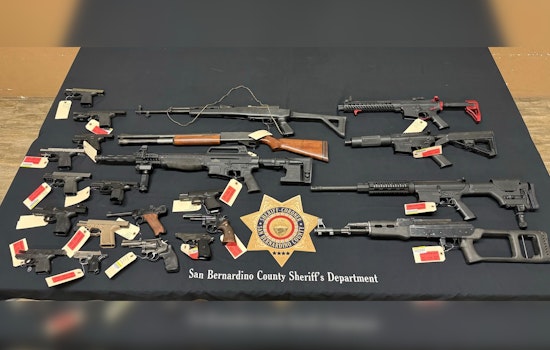29 Felony Arrests in San Bernardino County Raids, Nets Cache of Guns and Drugs