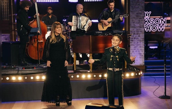 9-Year-Old World's Youngest Mariachi from San Antonio wows on "The Kelly Clarkson Show"