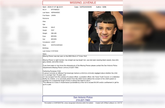 Amber Alert Issued for Missing 12-Year-Old Boy in San Antonio, Urgent Search Launched on City’s Southwest Side