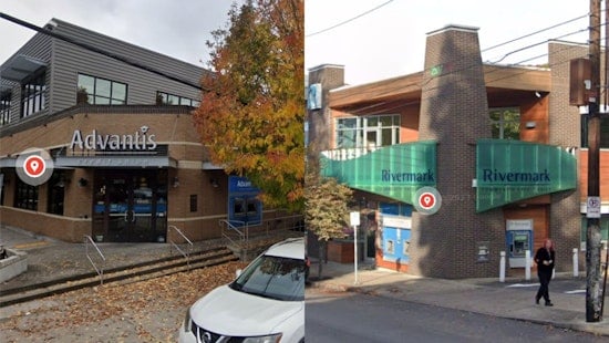Advantis and Rivermark Credit Unions to Merge, Creating Portland's Third-Largest Financial Institution