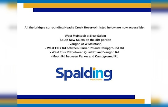All Six Spalding County Bridges Reopen After Flood Risk Precaution, Residents Resume Regular Travel