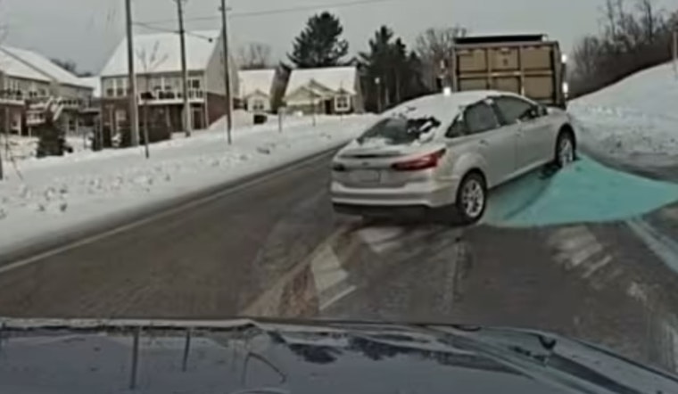 Ann Arbor Salt Truck Malfunction Leads to Pile-Up, Prompts Winter Driving Safety Reminder