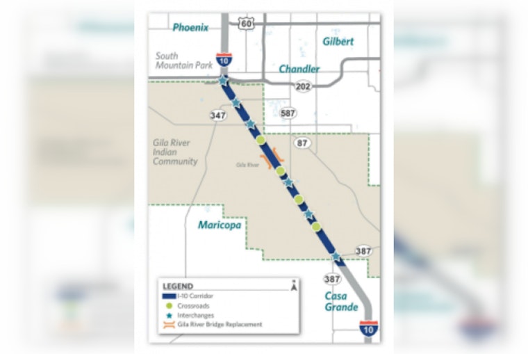 Arizona Scores $95 Million Federal Grant for I-10 Expansion, Promising Smooth Sailing for Drivers