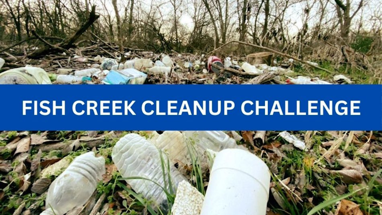Arlington and Grand Prairie Unite for 6th Annual Fish Creek Cleanup Challenge