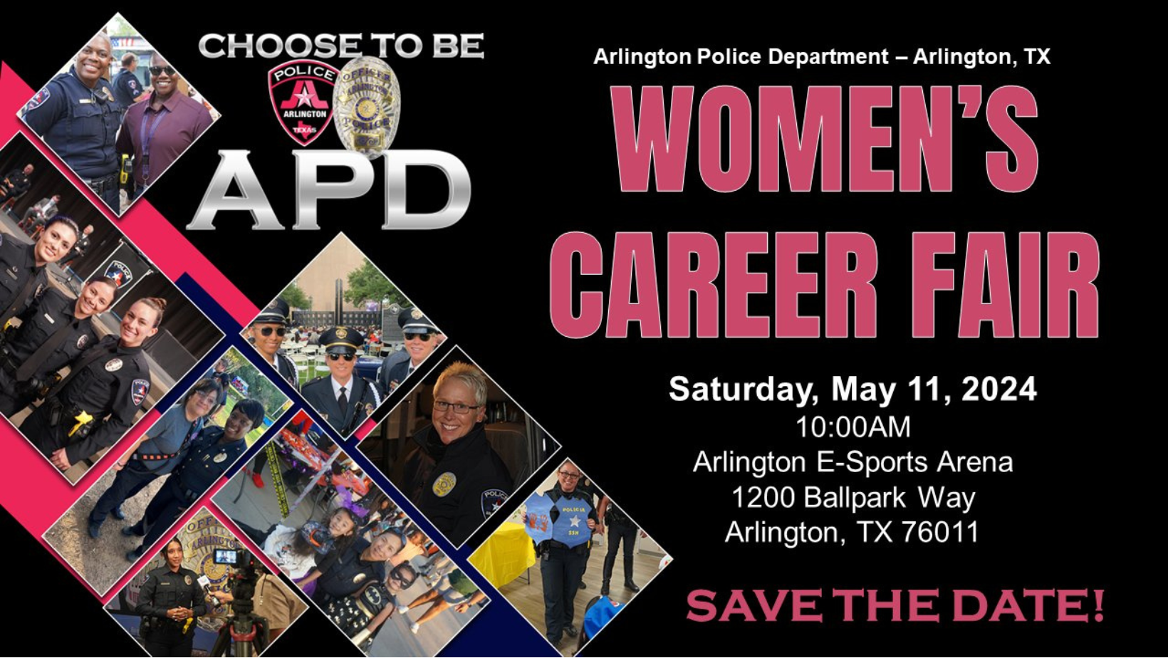 Arlington Police Department Champions Diversity with Upcoming Women's