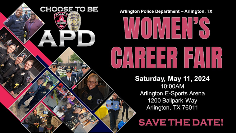 Arlington Police Department Champions Diversity with Upcoming Women's Career Fair